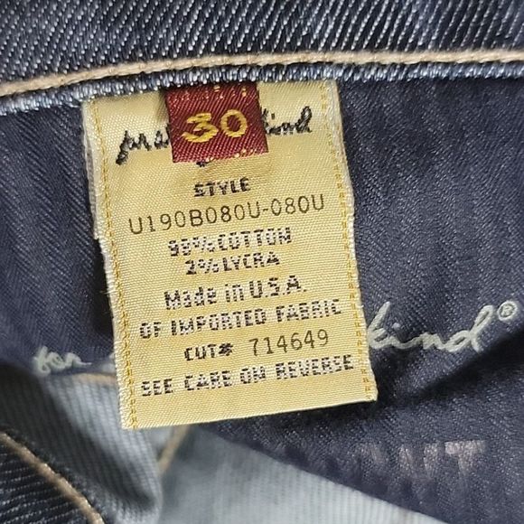 7 for all mankind Straight Leg Embellished Jeans 30 - Picture 10 of 12